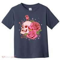 Pink Roses Skull Tattoo  Toddler T-Shirt thumb 0