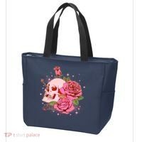 Pink Roses Skull Tattoo  Tote Bag thumb 3
