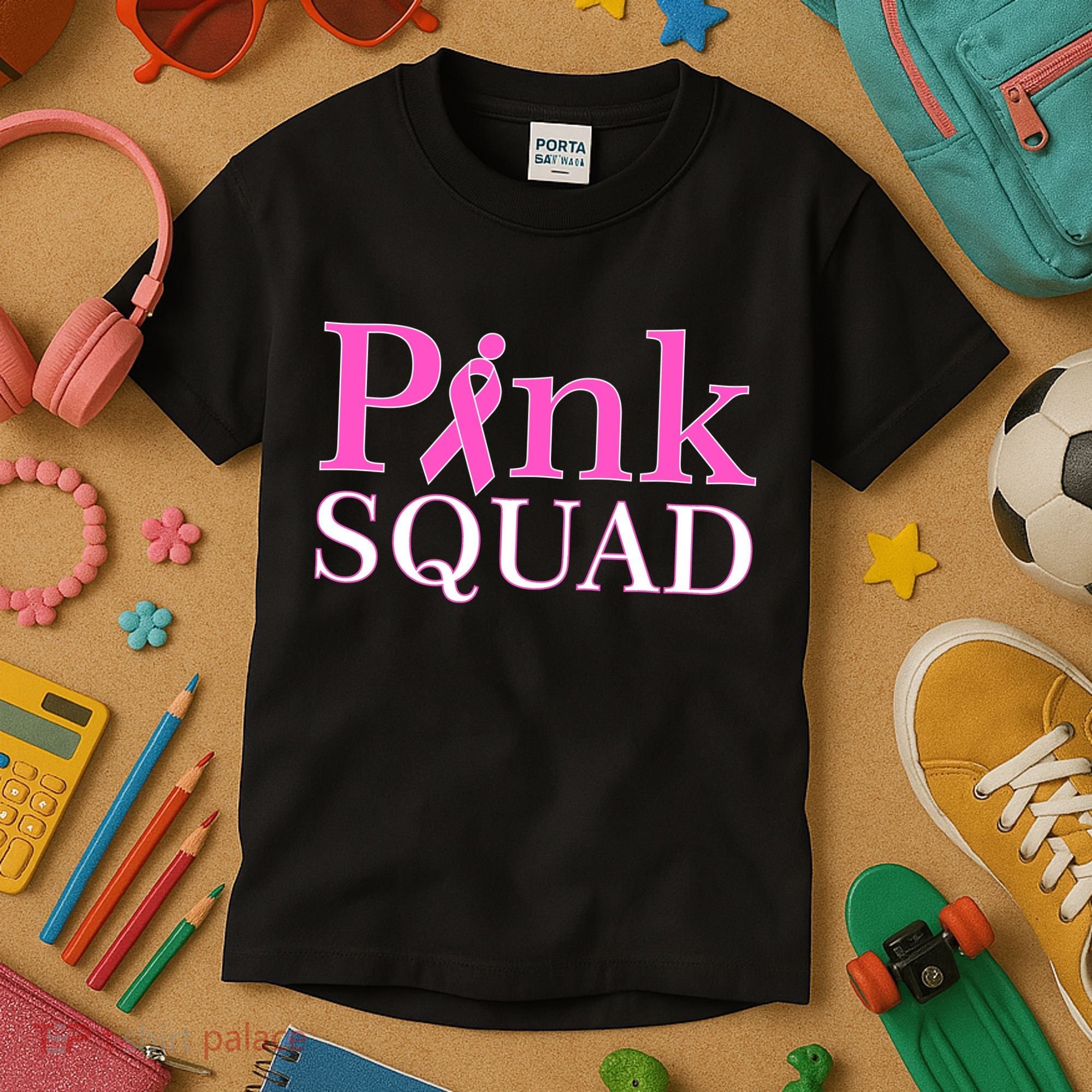 Pink Squad Kids T-Shirt