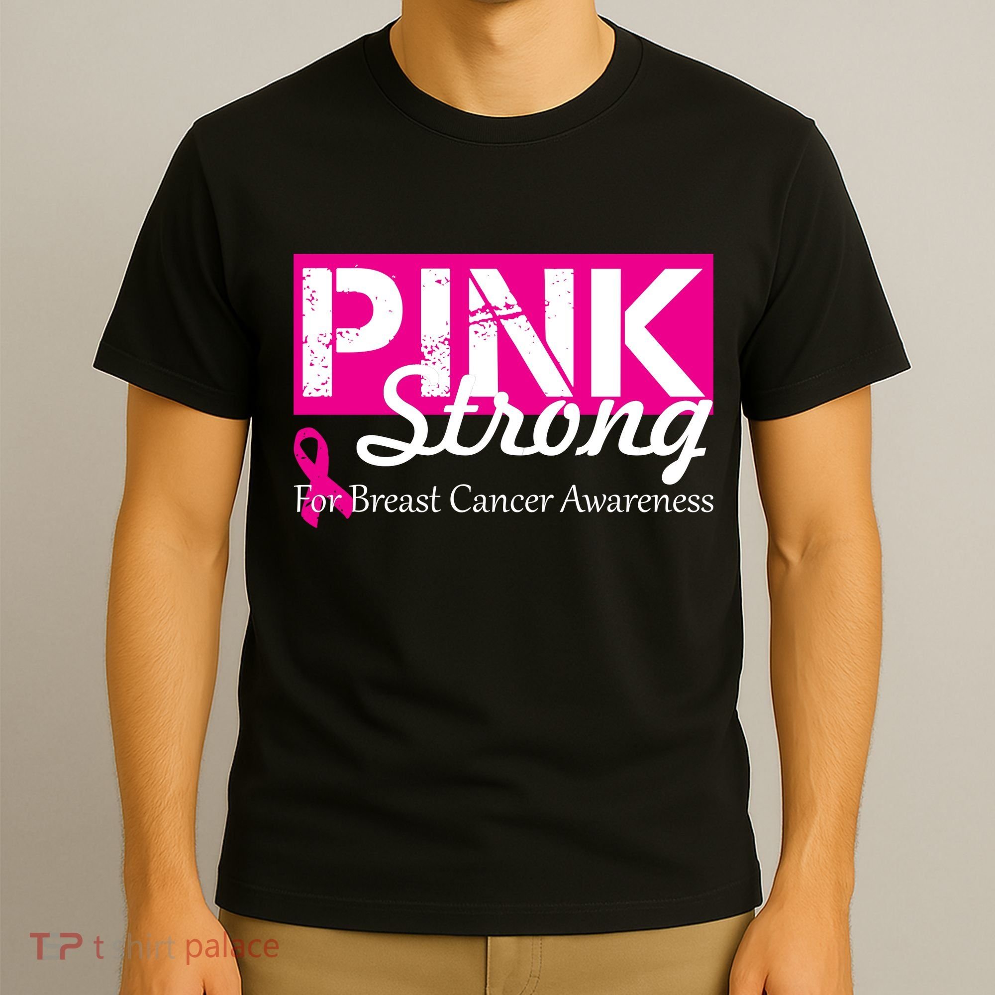 Pink Strong For Breast Cancer Awareness T-Shirt