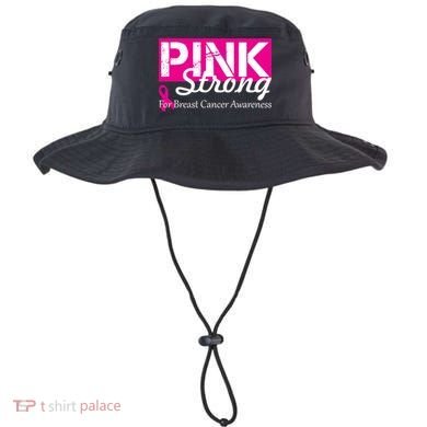 Pink Strong For Breast Cancer Awareness Bucket Hat