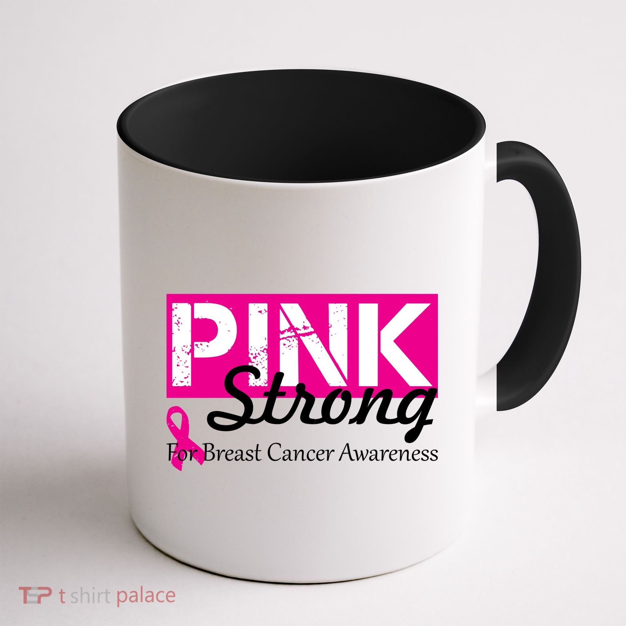 Pink Strong For Breast Cancer Awareness Coffee Mug