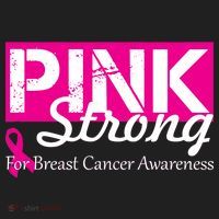 Pink Strong For Breast Cancer Awareness Beanie thumb 2