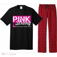 Pink Strong For Breast Cancer Awareness Pajama Set thumb 0