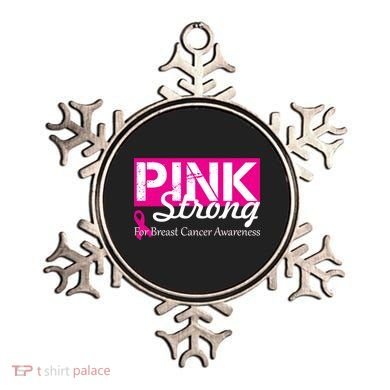 Pink Strong For Breast Cancer Awareness Ornament