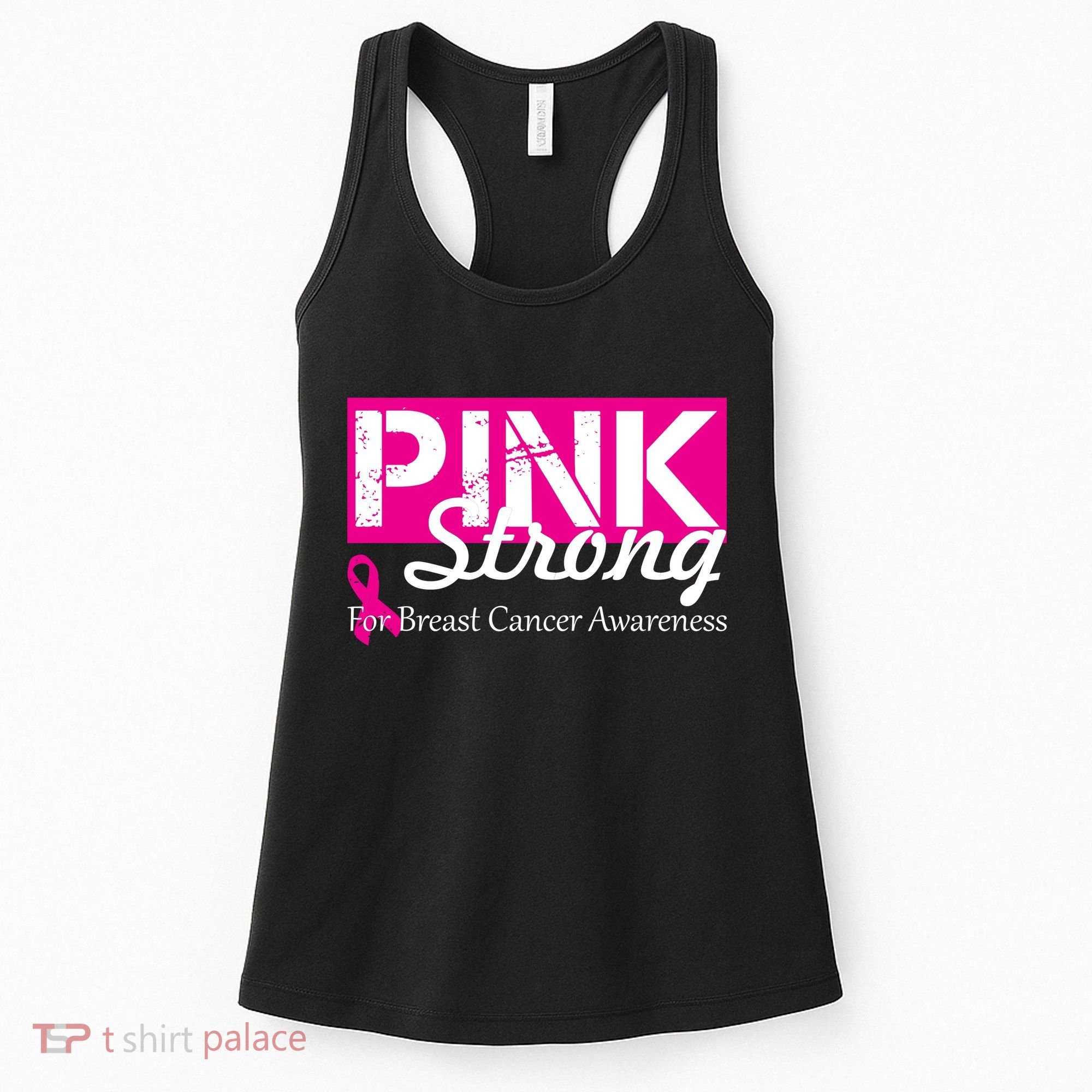 Pink Strong For Breast Cancer Awareness Women's Tank Top