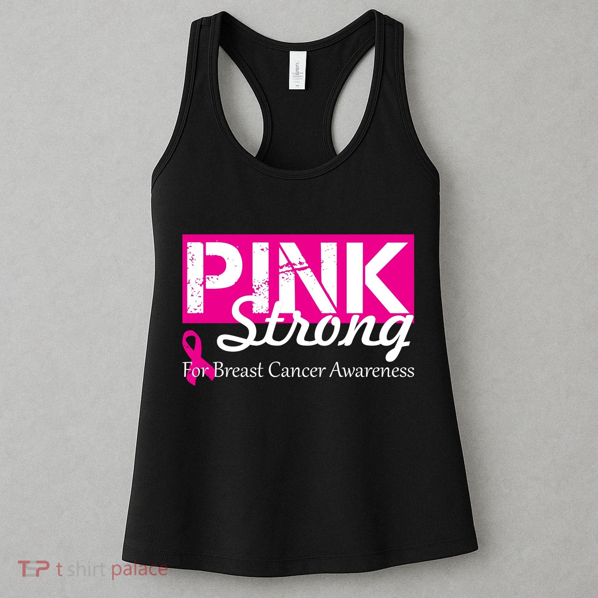 Pink Strong For Breast Cancer Awareness Women's Tank Top