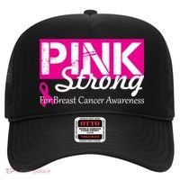 Pink Strong For Breast Cancer Awareness Hat thumb 0