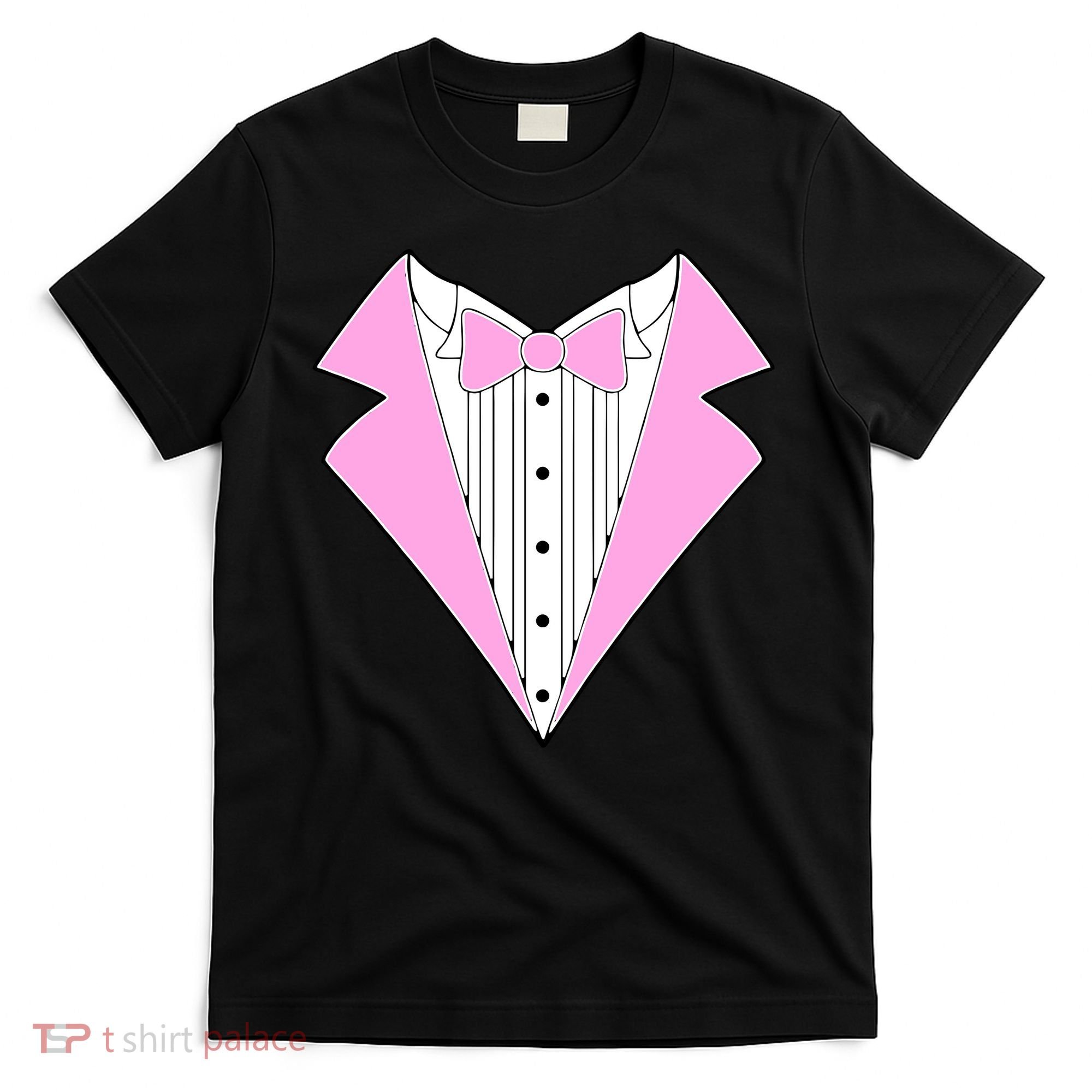 Pink Tux Party Tuxedo T-Shirt