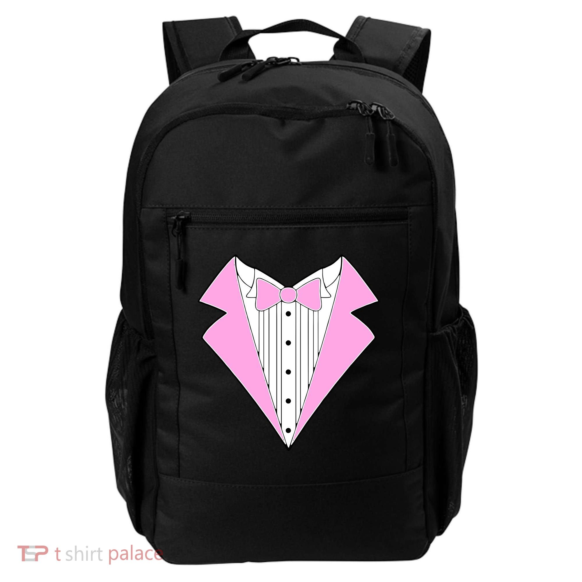 Pink Tux Party Tuxedo Backpack