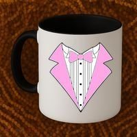 Pink Tux Party Tuxedo Coffee Mug thumb 2