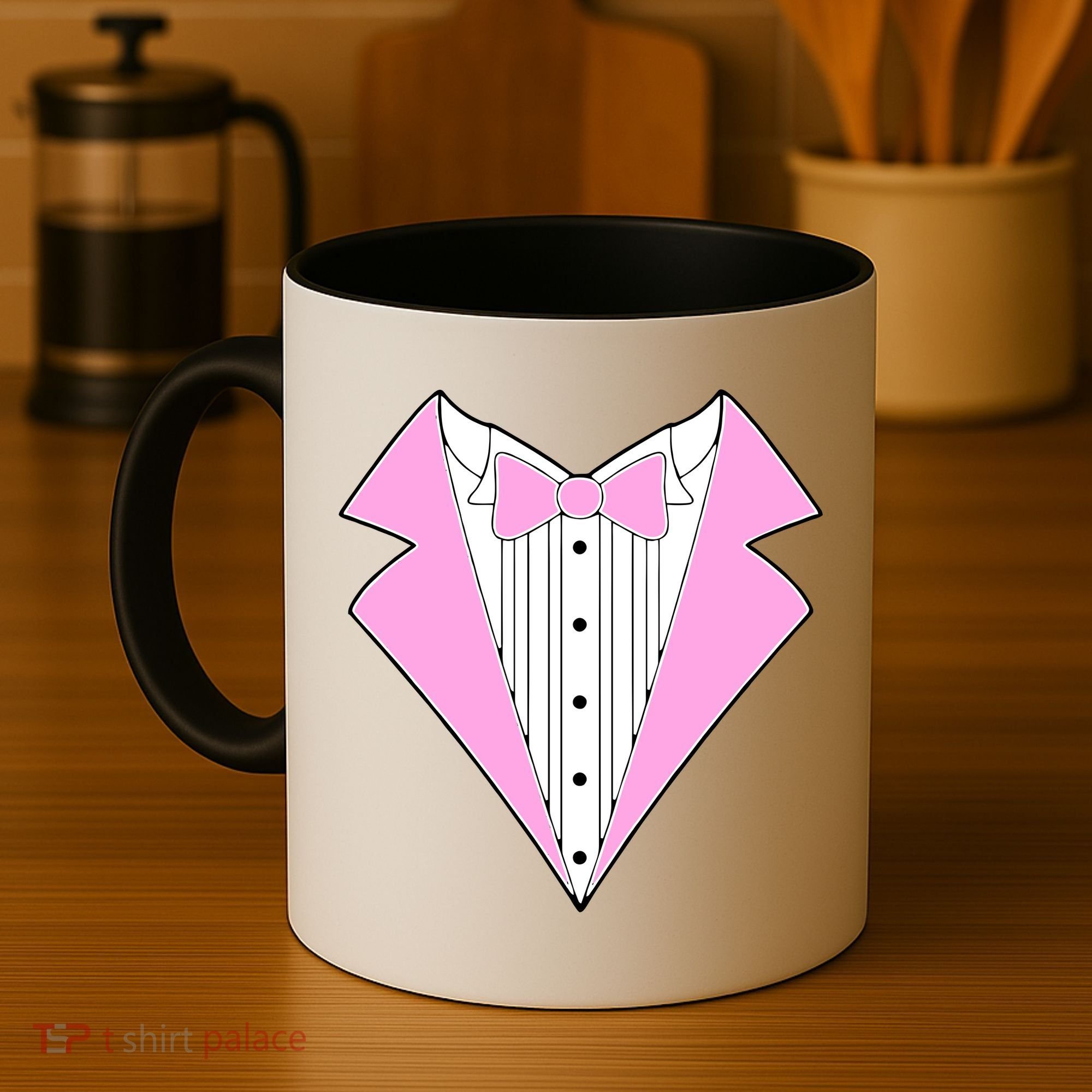 Pink Tux Party Tuxedo Coffee Mug