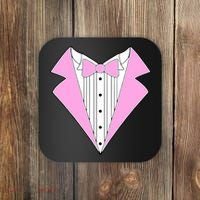 Pink Tux Party Tuxedo Coaster thumb 0