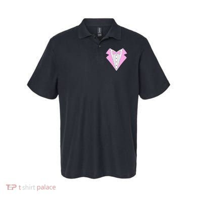 Pink Tux Party Tuxedo Polo