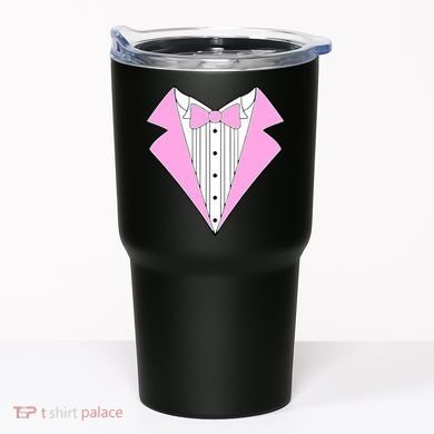 Pink Tux Party Tuxedo Tumbler
