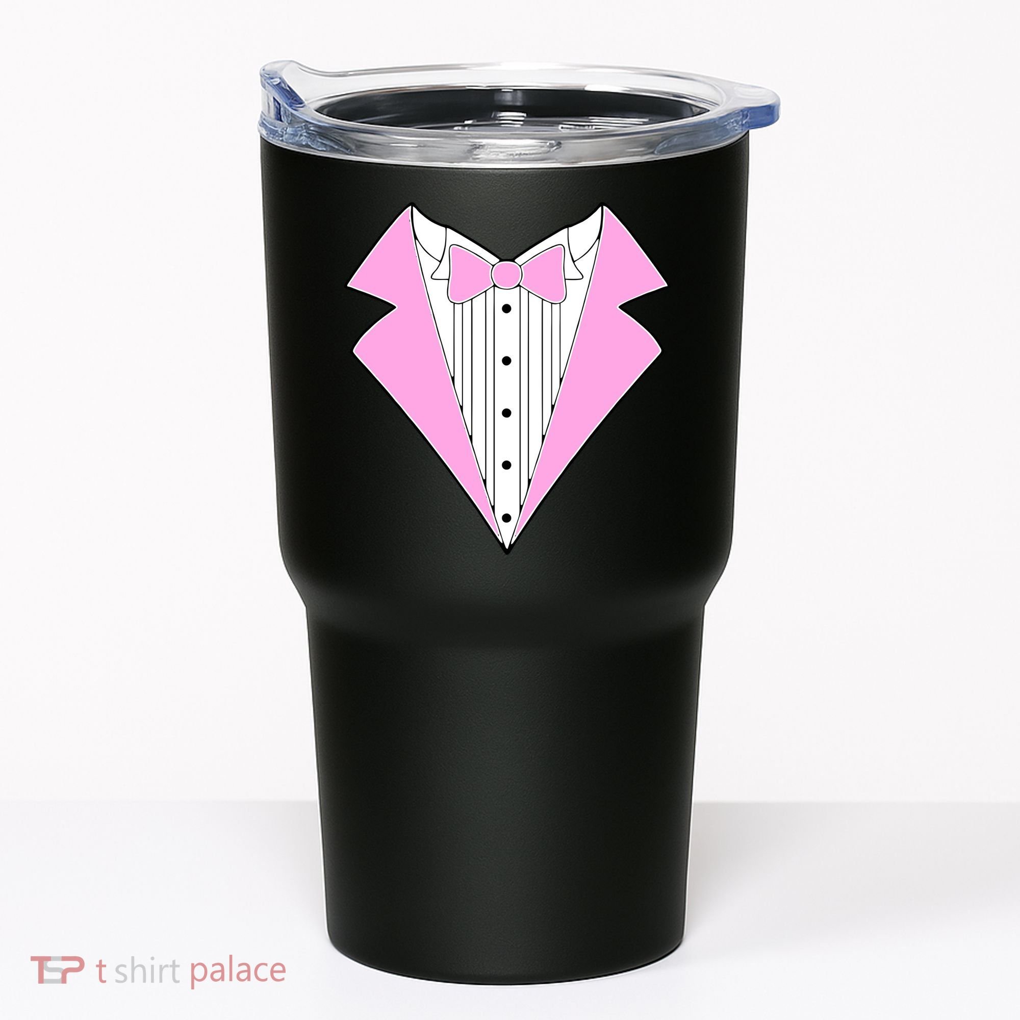 Pink Tux Party Tuxedo Tumbler