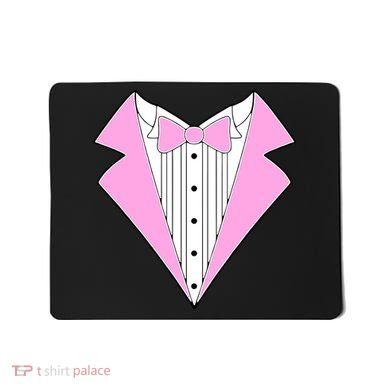 Pink Tux Party Tuxedo Mousepad