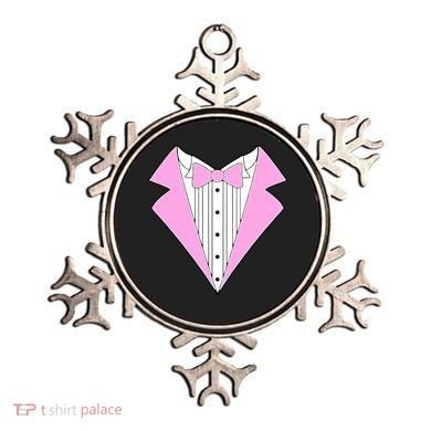Pink Tux Party Tuxedo Ornament