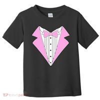 Pink Tux Party Tuxedo Toddler T-Shirt thumb 0