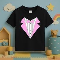 Pink Tux Party Tuxedo Toddler T-Shirt thumb 3