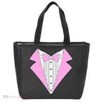 Pink Tux Party Tuxedo Tote Bag thumb 0