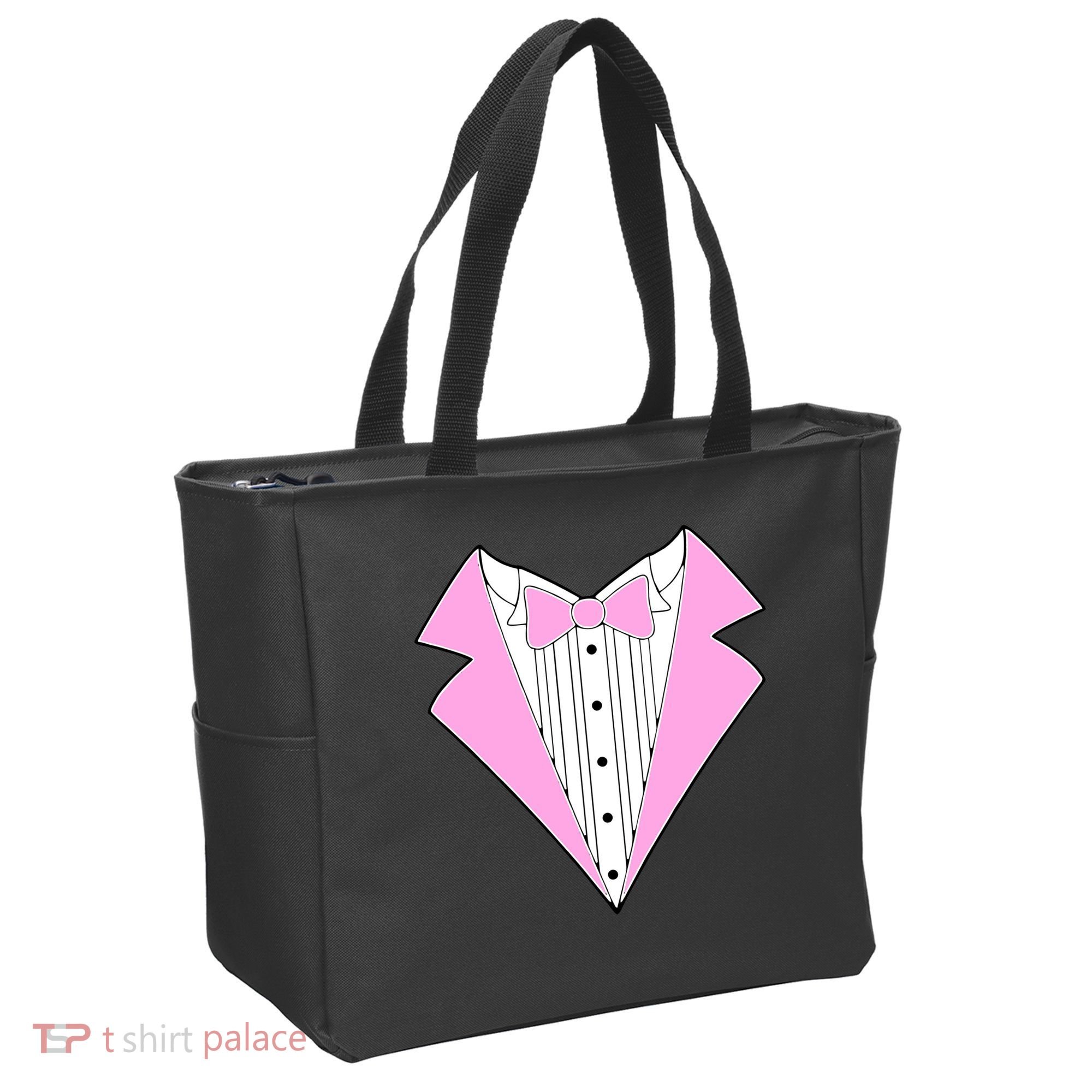 Pink Tux Party Tuxedo Tote Bag