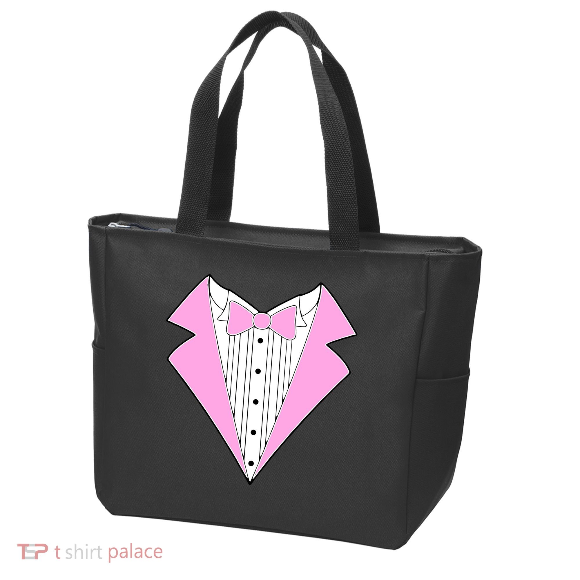 Pink Tux Party Tuxedo Tote Bag