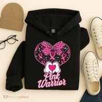 Pink Warrior Breast Cancer Awareness Hoodie thumb 4