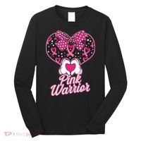 Pink Warrior Breast Cancer Awareness Long Sleeve Shirt thumb 0