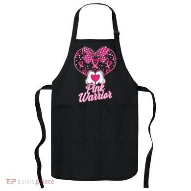 Pink Warrior Breast Cancer Awareness Apron