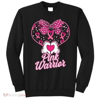 Pink Warrior Breast Cancer Awareness Sweatshirt