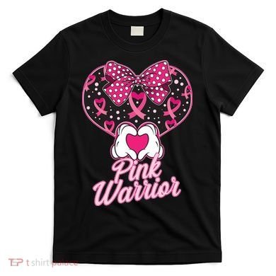 Pink Warrior Breast Cancer Awareness T-Shirt