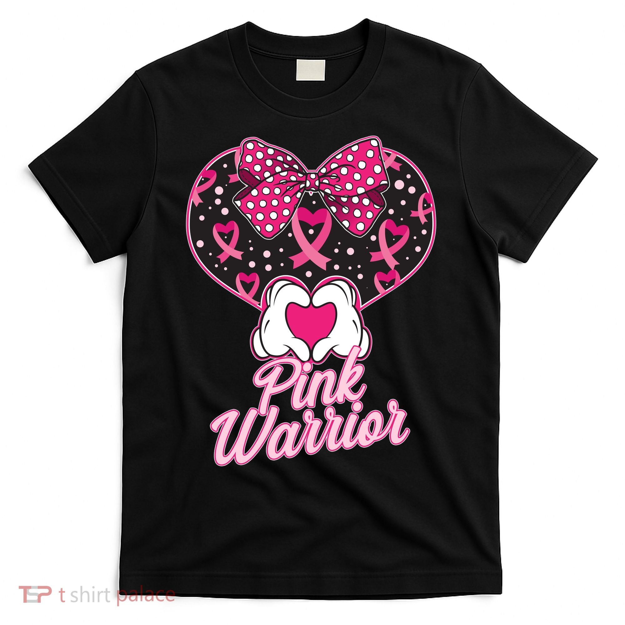 Pink Warrior Breast Cancer Awareness T-Shirt