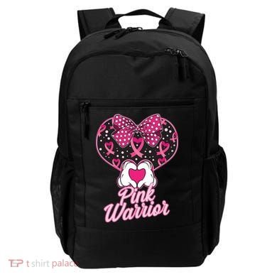Pink Warrior Breast Cancer Awareness Backpack