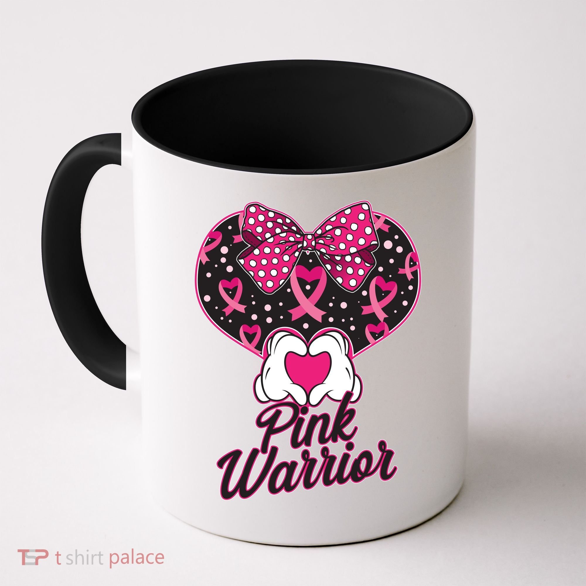 Pink Warrior Breast Cancer Awareness Coffee Mug