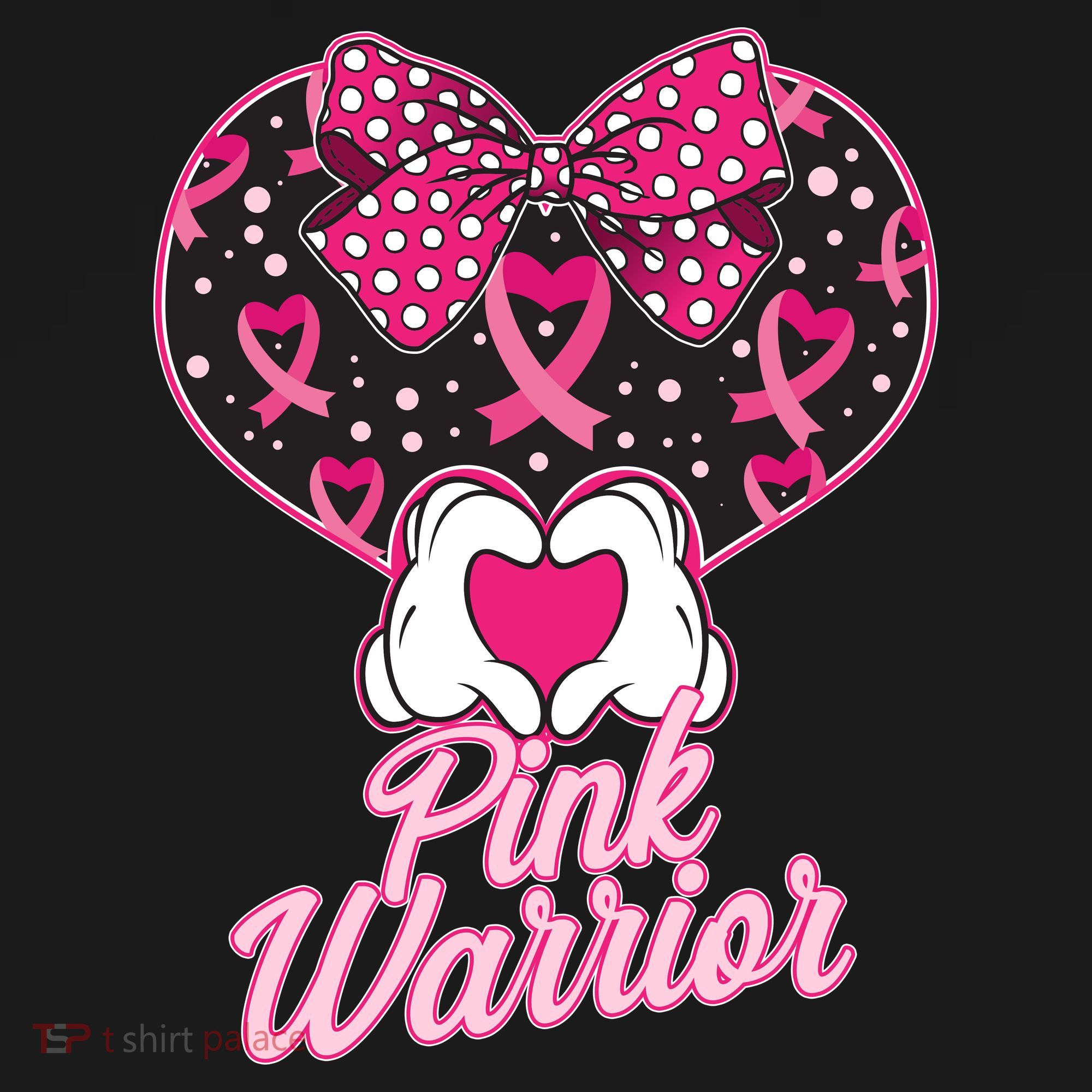 Pink Warrior Breast Cancer Awareness Coaster