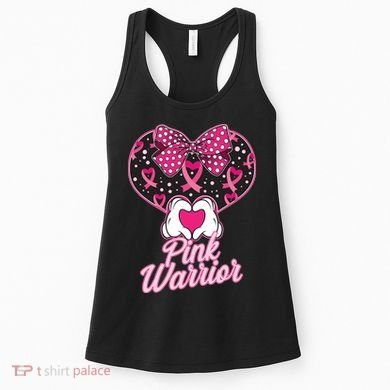 Pink Warrior Breast Cancer Awareness Women's Tank Top