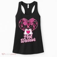 Pink Warrior Breast Cancer Awareness Women's Tank Top thumb 0