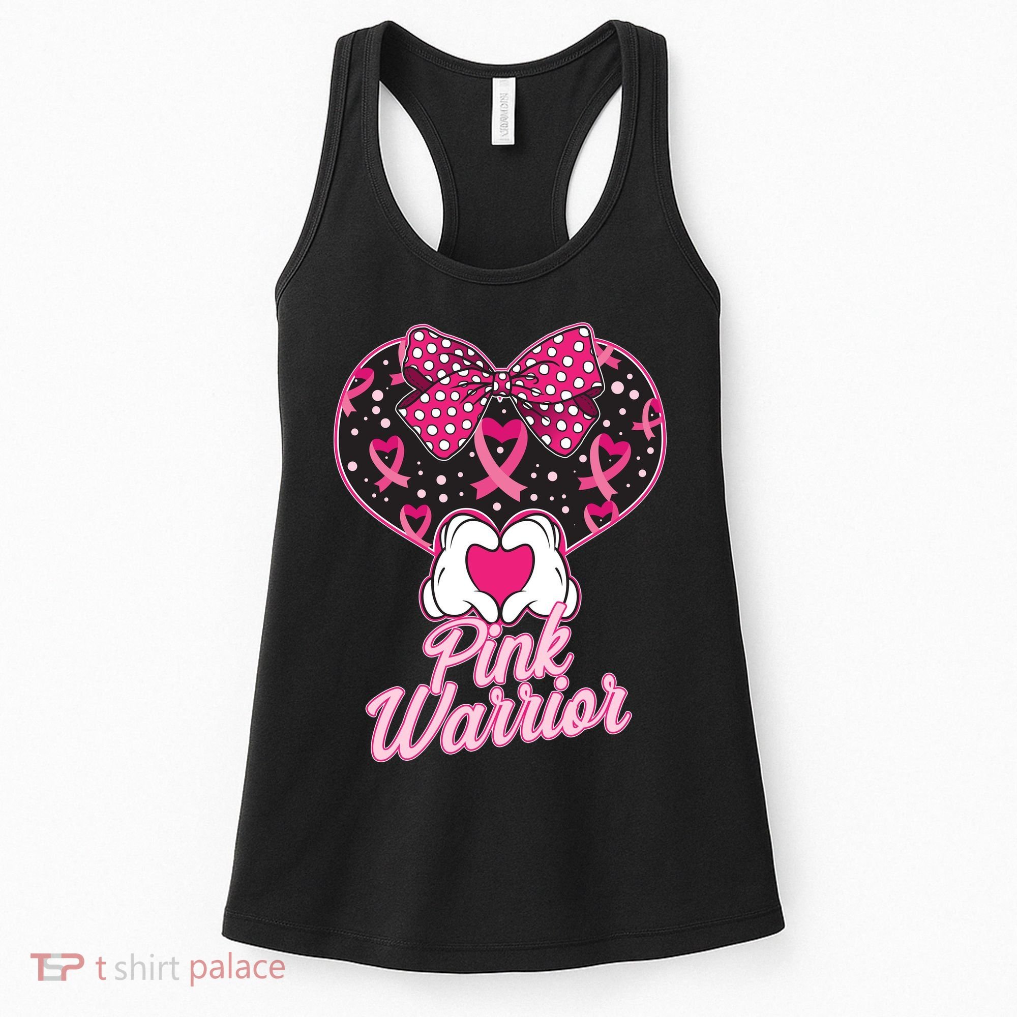 Pink Warrior Breast Cancer Awareness Women's Tank Top