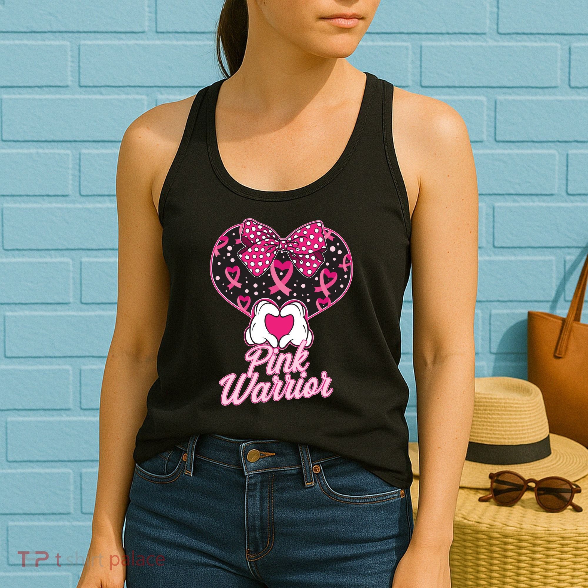 Pink Warrior Breast Cancer Awareness Women's Tank Top