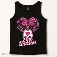 Pink Warrior Breast Cancer Awareness Tank Top thumb 2