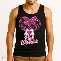 Pink Warrior Breast Cancer Awareness Tank Top thumb 3