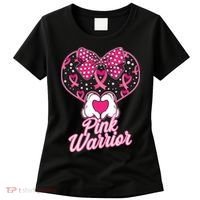 Pink Warrior Breast Cancer Awareness Women's T-Shirt thumb 0