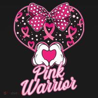 Pink Warrior Breast Cancer Awareness Women's T-Shirt thumb 6