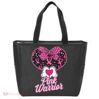 Pink Warrior Breast Cancer Awareness Tote Bag thumb 0
