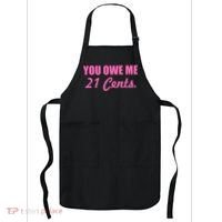 Pink You Owe Me 21 Cents. Feminists Apron thumb 0