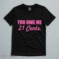 Pink You Owe Me 21 Cents. Feminists T-Shirt thumb 5