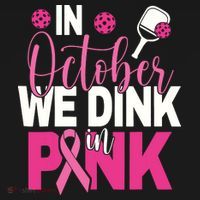 Pickleball In October We Dink In Pink Breast Cancer Women's Tank Top thumb 5