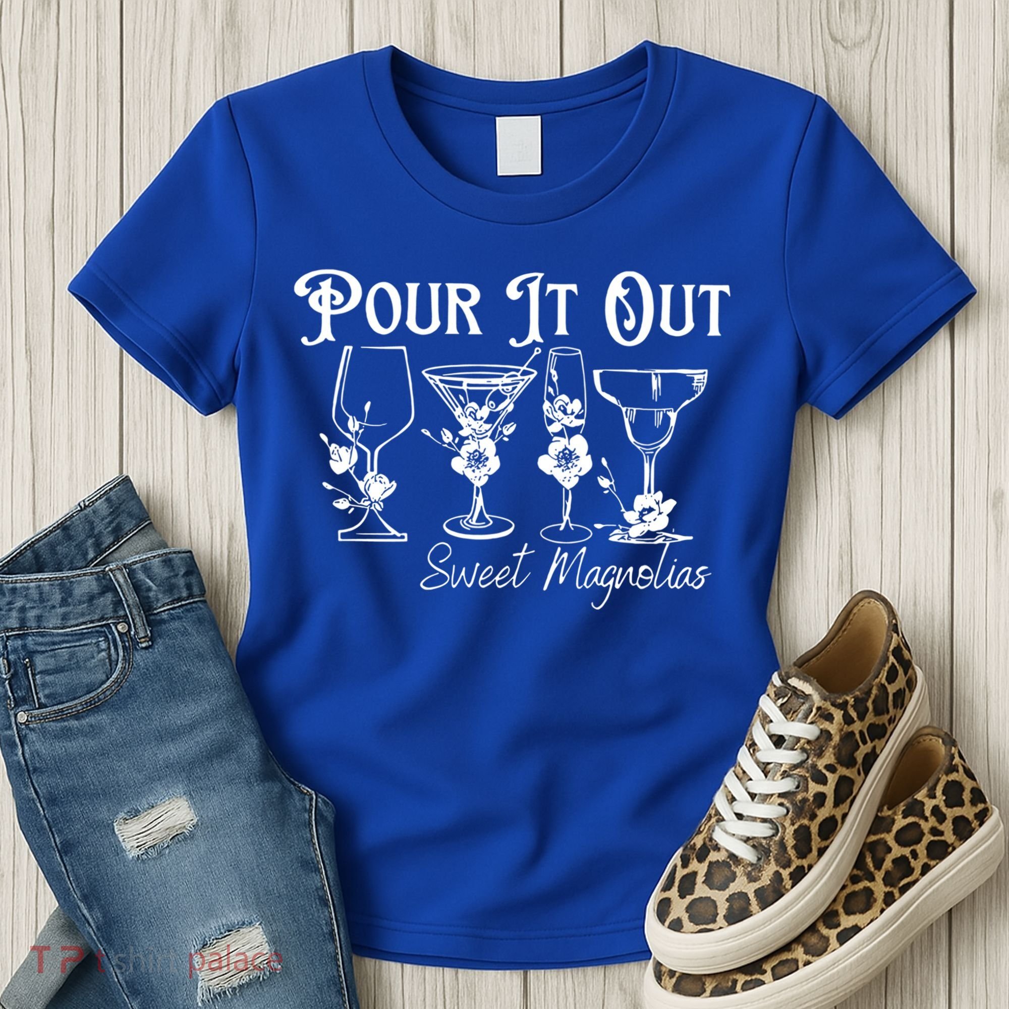 Pour It Out Sweet Magnolias Gift Women's T-Shirt