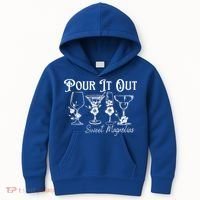 Pour It Out Sweet Magnolias Gift Kids Hoodie thumb 0